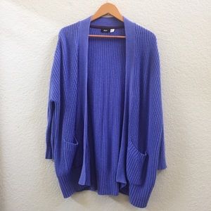 Oversized BDG purple knit cardigan from OU
